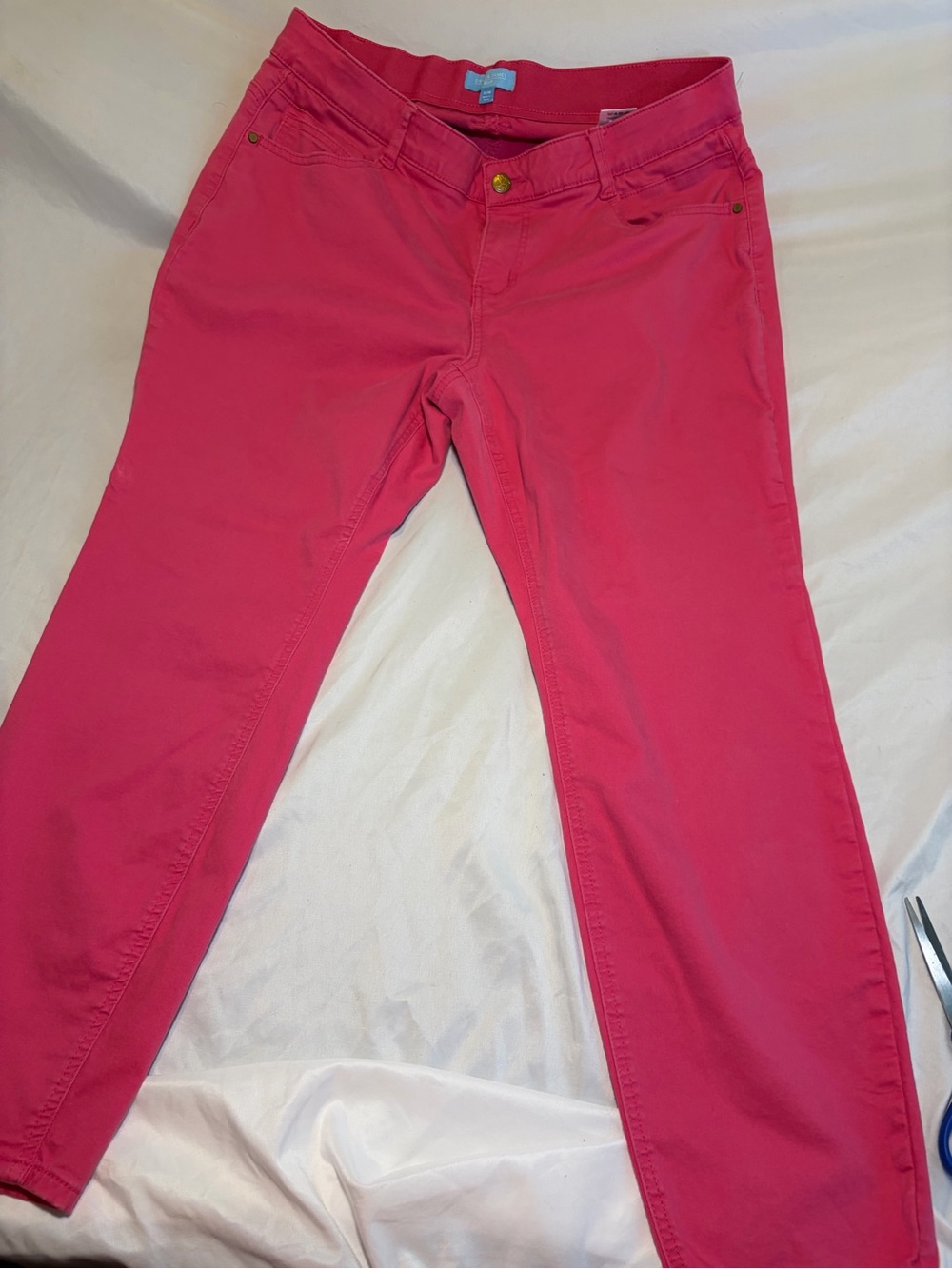 Draper James Pink Women's Pants Size 16W - Picture 2 of 8